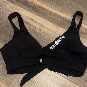 Rumble Black Sports Bra